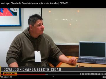 Expo Pina construye 2022 - programa 7 - Charla electricidad Osvaldo Nazer CFP 401